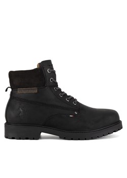 Trapery U.S. Polo Assn. YUMI002M/DL1 Czarny ze sklepu eobuwie.pl w kategorii Buty zimowe męskie - zdjęcie 181253847