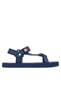 Sandały Tommy Jeans Tjm Casual Sandal EM0EM01563 Granatowy ze sklepu eobuwie.pl w kategorii Sandały męskie - zdjęcie 181254088
