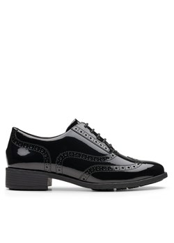 Oxfordy Clarks Havisham Oak 26178710 Czarny ze sklepu eobuwie.pl w kategorii Półbuty damskie - zdjęcie 181254157
