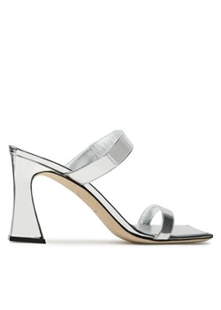 Klapki GIUSEPPE ZANOTTI E300017 Srebrny ze sklepu eobuwie.pl w kategorii Klapki damskie - zdjęcie 181254316