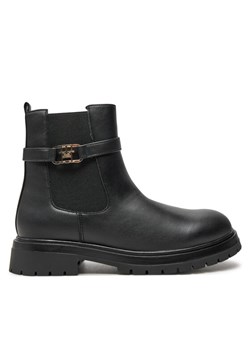 Botki Tommy Hilfiger Chelsea Boot T3A5-33572-1351 S Czarny ze sklepu eobuwie.pl w kategorii Buty zimowe dziecięce - zdjęcie 181254367