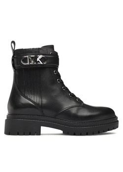 Botki MICHAEL Michael Kors Parker Ankle Bootie 40F3PKFE5L Czarny ze sklepu eobuwie.pl w kategorii Workery damskie - zdjęcie 181254556