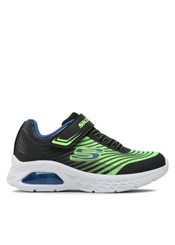 Sneakersy Skechers Microspec Max II 403930L/BBLM Czarny ze sklepu eobuwie.pl w kategorii Buty sportowe dziecięce - zdjęcie 181254909