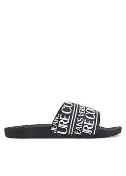 Klapki Versace Jeans Couture 78YA3SQ1 Czarny ze sklepu eobuwie.pl w kategorii Klapki męskie - zdjęcie 181255046