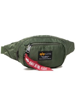 Saszetka nerka Alpha Industries Crew Waist Bag 196923 Zielony ze sklepu eobuwie.pl w kategorii Nerki - zdjęcie 181255069