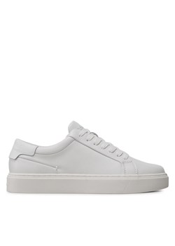 Sneakersy Calvin Klein Low Top Lace Up Lth Sm HM0HM01018 Biały ze sklepu eobuwie.pl w kategorii Trampki męskie - zdjęcie 181255135