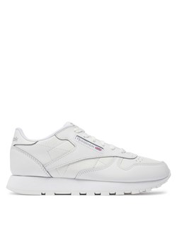 Sneakersy Reebok Classic Leather GZ6097 Biały ze sklepu eobuwie.pl w kategorii Buty sportowe dziecięce - zdjęcie 181255146