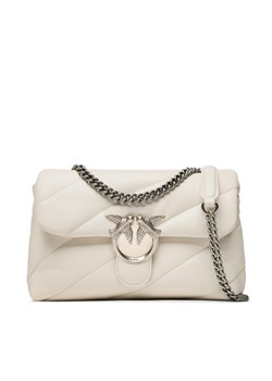 Torebka Pinko Love Classic Puff Cl PE 23 PLTT 100038 A0F2 Biały ze sklepu eobuwie.pl w kategorii Kopertówki - zdjęcie 181255217