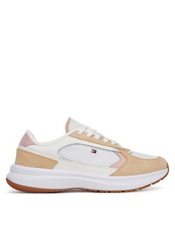 Sneakersy Tommy Hilfiger Sporty Runner FW0FW08644 Biały ze sklepu eobuwie.pl w kategorii Buty sportowe damskie - zdjęcie 181255359