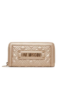 Duży Portfel Damski LOVE MOSCHINO JC5600PP1MLA196A Złoty ze sklepu eobuwie.pl w kategorii Portfele damskie - zdjęcie 181255388