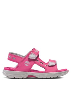 Sandały Timberland Moss Jump 2 Strap Sandal TB0A66SDEY51 Różowy ze sklepu eobuwie.pl w kategorii Sandały dziecięce - zdjęcie 181255479