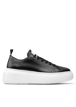Sneakersy Armani Exchange XDX043 XCC64 00002 Czarny ze sklepu eobuwie.pl w kategorii Buty sportowe damskie - zdjęcie 181255545