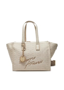 Torebka Emporio Armani EW000370 AF12993 F1073 Beżowy ze sklepu eobuwie.pl w kategorii Torby Shopper bag - zdjęcie 181255655