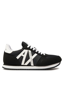 Sneakersy Armani Exchange XUX017 XCC68 K489 Czarny ze sklepu eobuwie.pl w kategorii Buty sportowe męskie - zdjęcie 181255828