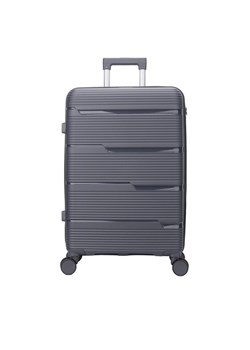 Walizka średnia Semi Line T5898-2 Szary ze sklepu eobuwie.pl w kategorii Walizki - zdjęcie 181255957