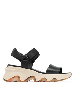 Sandały Sorel KINETIC™ Impact Y-Strap High 2030461 Czarny ze sklepu eobuwie.pl w kategorii Sandały damskie - zdjęcie 181255959