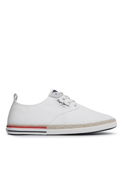 Sneakersy Pepe Jeans Maoui Surf PMS30915 Biały ze sklepu eobuwie.pl w kategorii Trampki męskie - zdjęcie 181255986