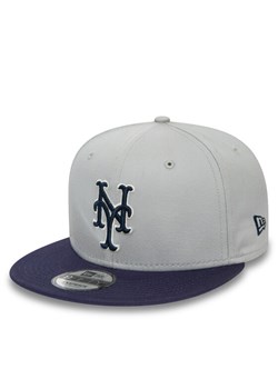 Czapka z daszkiem New Era Mlb Patch 950 Mets 60503479 Szary ze sklepu eobuwie.pl w kategorii Czapki z daszkiem męskie - zdjęcie 181255988