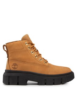 Botki Timberland Greyfield Leather Boot TB0A5RP4231 Brązowy ze sklepu eobuwie.pl w kategorii Botki - zdjęcie 181256147