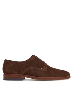 Półbuty Tommy Hilfiger Hilfiger Thunit Suede Shoe FM0FM05377 Brązowy - id: 0000305154583 - marki Tommy Hilfiger - 181256187 Półbuty Tommy Hilfiger Hilfiger Thunit Suede Shoe FM0FM05377 Brązowy ze sklepu eobuwie.pl w kategorii Półbuty męskie - zdjęcie 181256187