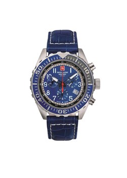Zegarek Swiss Alpine Military 7076.9535 Niebieski ze sklepu eobuwie.pl w kategorii Zegarki - zdjęcie 181256218