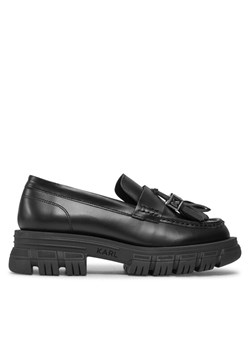 Loafersy KARL LAGERFELD KL43814 Czarny ze sklepu eobuwie.pl w kategorii Półbuty damskie - zdjęcie 181256317