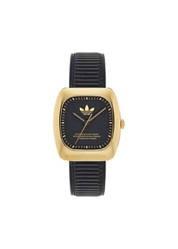 Zegarek adidas Retro Wave One AOSY24528 Czarny ze sklepu eobuwie.pl w kategorii Zegarki - zdjęcie 181256325