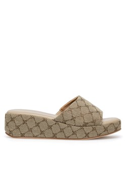 Klapki Nine West WFA2789-1 Beżowy ze sklepu eobuwie.pl w kategorii Klapki damskie - zdjęcie 181256509