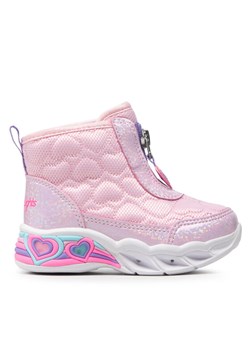 Śniegowce Skechers Heart Hugger 302666N/PKMT Różowy - id: 0000209791433 - marki Skechers - 181256716 Śniegowce Skechers Heart Hugger 302666N/PKMT Różowy ze sklepu eobuwie.pl w kategorii Buty zimowe dziecięce - zdjęcie 181256716