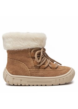 Kozaki Geox B Omar Girl Wpf B462LA 00022 C6627 M Brązowy ze sklepu eobuwie.pl w kategorii Buty zimowe dziecięce - zdjęcie 181256759