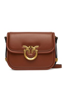 Torba PINKO Love Box Bag Fl Mini PE 25 PLTT 104297 A26L Brązowy - id: 8057769773463 - marki Pinko - 181256865 Torba PINKO Love Box Bag Fl Mini PE 25 PLTT 104297 A26L Brązowy ze sklepu eobuwie.pl w kategorii Listonoszki - zdjęcie 181256865