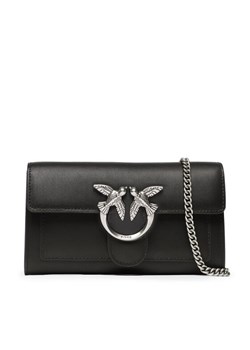 Torebka Pinko Love One Wallet C PE 23 PLTT 100062 A0F1 Czarny ze sklepu eobuwie.pl w kategorii Kopertówki - zdjęcie 181256958