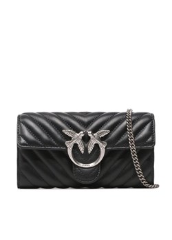 Torebka Pinko Love One Wallet C PE 23 PLTT 100062 A0GK Czarny ze sklepu eobuwie.pl w kategorii Kopertówki - zdjęcie 181257065