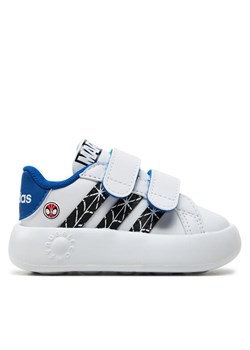 Sneakersy adidas Grand Court Spider-Man Cf I ID8017 Biały ze sklepu eobuwie.pl w kategorii Buty sportowe dziecięce - zdjęcie 181257087