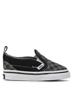 Tenisówki Vans Slip-On V VN0A3488EO01 Szary ze sklepu eobuwie.pl w kategorii Buciki niemowlęce - zdjęcie 181257229