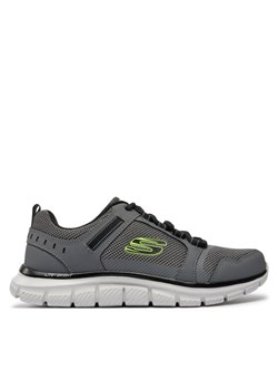 Sneakersy Skechers Knockhill 232001/CCBK Szary ze sklepu eobuwie.pl w kategorii Buty sportowe męskie - zdjęcie 181257379