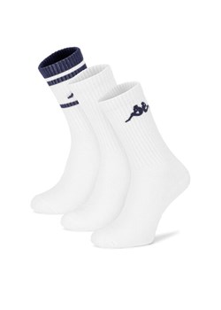 Skarpety Kappa KR_ANKLE_SS25 (3-PACK) Biały ze sklepu eobuwie.pl w kategorii Skarpetki męskie - zdjęcie 181257538