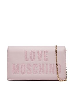 Torebka LOVE MOSCHINO JC4293PP0IKK160A Różowy ze sklepu eobuwie.pl w kategorii Kopertówki - zdjęcie 181257658