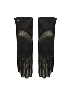 Rękawiczki Damskie Weekend Max Mara Senape 2425566035 Czarny ze sklepu eobuwie.pl w kategorii Rękawiczki damskie - zdjęcie 181257669