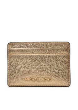 Etui na karty kredytowe MICHAEL Michael Kors 32H9TJ6D1L Złoty ze sklepu eobuwie.pl w kategorii Etui - zdjęcie 181257716