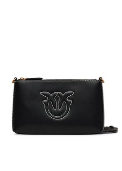 Torebka PINKO Flat Horizontal Mini PE 25 PCPL 104277 A2AN Czarny ze sklepu eobuwie.pl w kategorii Listonoszki - zdjęcie 181258378