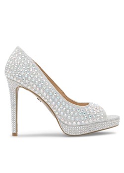 Szpilki Nine West MAIRA SY8020-9NW Srebrny ze sklepu eobuwie.pl w kategorii Czółenka - zdjęcie 181258508