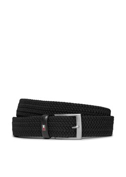 Pasek Męski Tommy Hilfiger New Adan Belt 3.5Cm AM0AM02801 Czarny ze sklepu eobuwie.pl w kategorii Paski męskie - zdjęcie 181258786