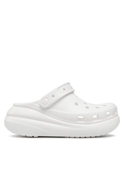 Klapki Crocs Classic Crush Clog 207521 Biały ze sklepu eobuwie.pl w kategorii Klapki damskie - zdjęcie 181259139