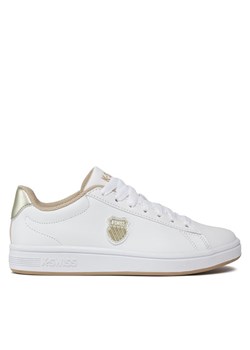 Sneakersy K-Swiss Court Shield™ 96599-997-M Biały ze sklepu eobuwie.pl w kategorii Trampki damskie - zdjęcie 181259189