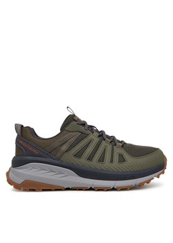 Trekkingi Skechers Switch Back-Venture Seeker 237686/GRMT Khaki ze sklepu eobuwie.pl w kategorii Buty trekkingowe męskie - zdjęcie 181259219