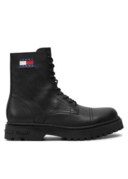 Trapery Tommy Jeans EM0EM01471 Czarny ze sklepu eobuwie.pl w kategorii Buty zimowe męskie - zdjęcie 181259258