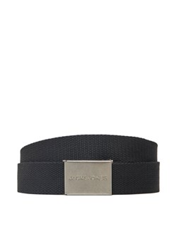 Pasek Męski Jack&Jones 12270575 Czarny ze sklepu eobuwie.pl w kategorii Paski męskie - zdjęcie 181259509