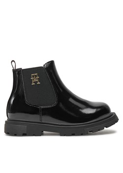 Botki Tommy Hilfiger Chelsea Boot T1A5-33563-0343 M Czarny ze sklepu eobuwie.pl w kategorii Buty zimowe dziecięce - zdjęcie 181259629