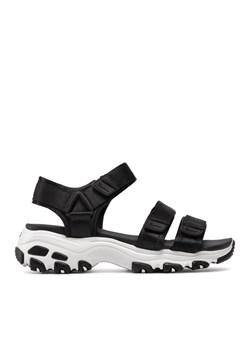 Sandały Skechers Fresh Catch 31514 /BLK Czarny ze sklepu eobuwie.pl w kategorii Sandały damskie - zdjęcie 181259636